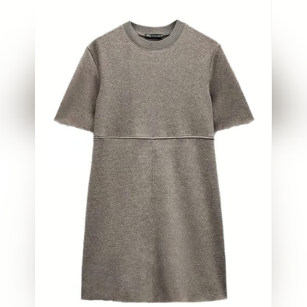 Zara Gray Midi Dress